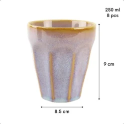 OTIX Koffie Kopjes 8 Stuks Felce - Multikleur