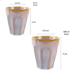 OTIX Kopjes 8 stuks Felce - Multikleur