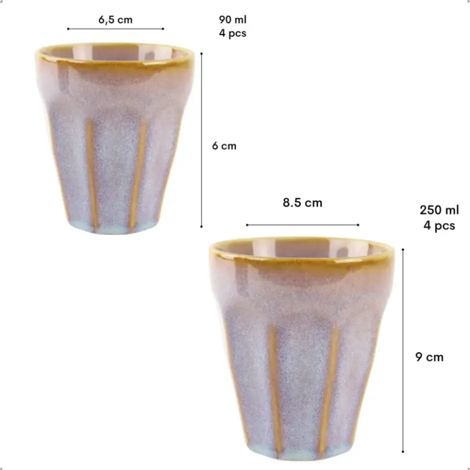 OTIX Kopjes 8 stuks Felce - Multikleur