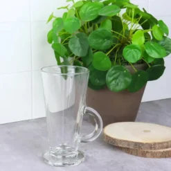 OTIX Latte Macchiato Glazen 280 ml 4 Stuks met Oor Cappuchino Glazen