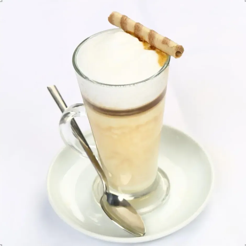 OTIX Latte Macchiato Glazen 280 ml 4 Stuks met Oor Cappuchino Glazen