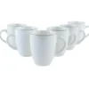 OTIX Mokken Set Wit met Goud 200ml Porselein 6 stuks DAISY