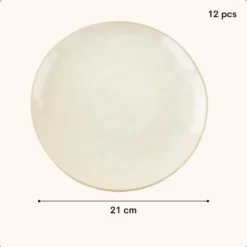 OTIX Ontbijtborden 12 Delig Maple - Beige