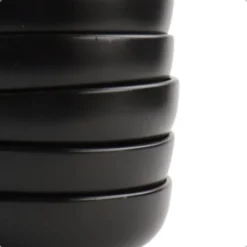 OTIX Pastaborden Bordenset 12 Persoons Diepe Borden Soepborden 19cm Zwart Ker...