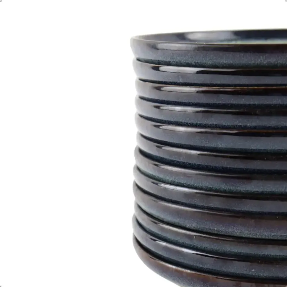 OTIX Serviesset 12 Delig Ebony - Blauw