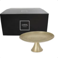 OTIX Taartplateau met Voet Goud 28cm