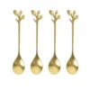 OTIX Theelepeltjes Goud Bladeren Koffielepeltjes 4 stuks LEAF