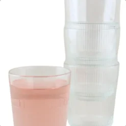 OTIX Theemok Drinkglazen Koffiemok Limonade glazen 320ml Set van 8