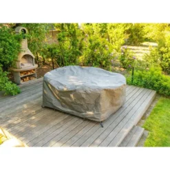 Outdoor Covers ovale tuinsethoes 245x200x80 cm