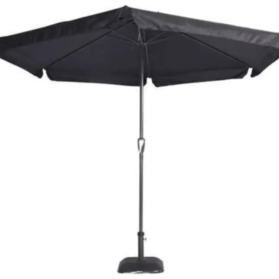 Outdoor Living - Parasol Gemini - Zwart - Diameter Ø3m