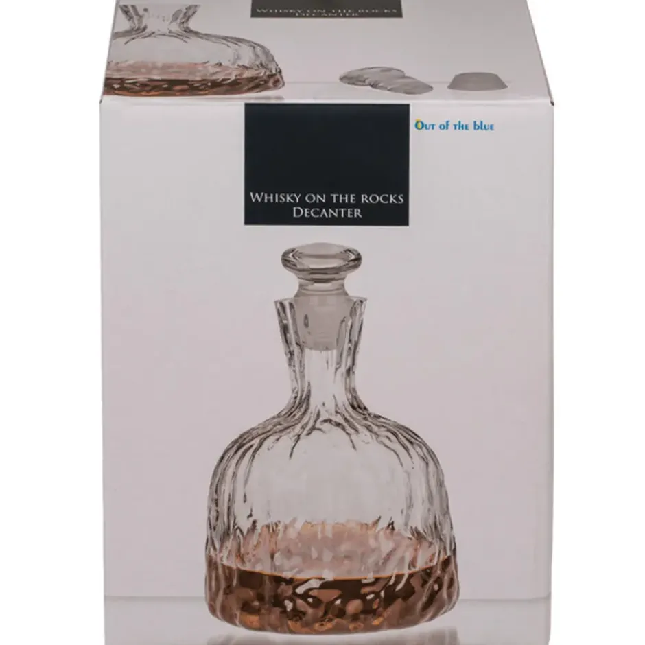 Out of the Blue Whiskey karaf - On the Rocks - decanteer - 1.3 L