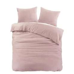 Papillon dekbedovertrek Brienz flanel - 240x200/220cm - Roze