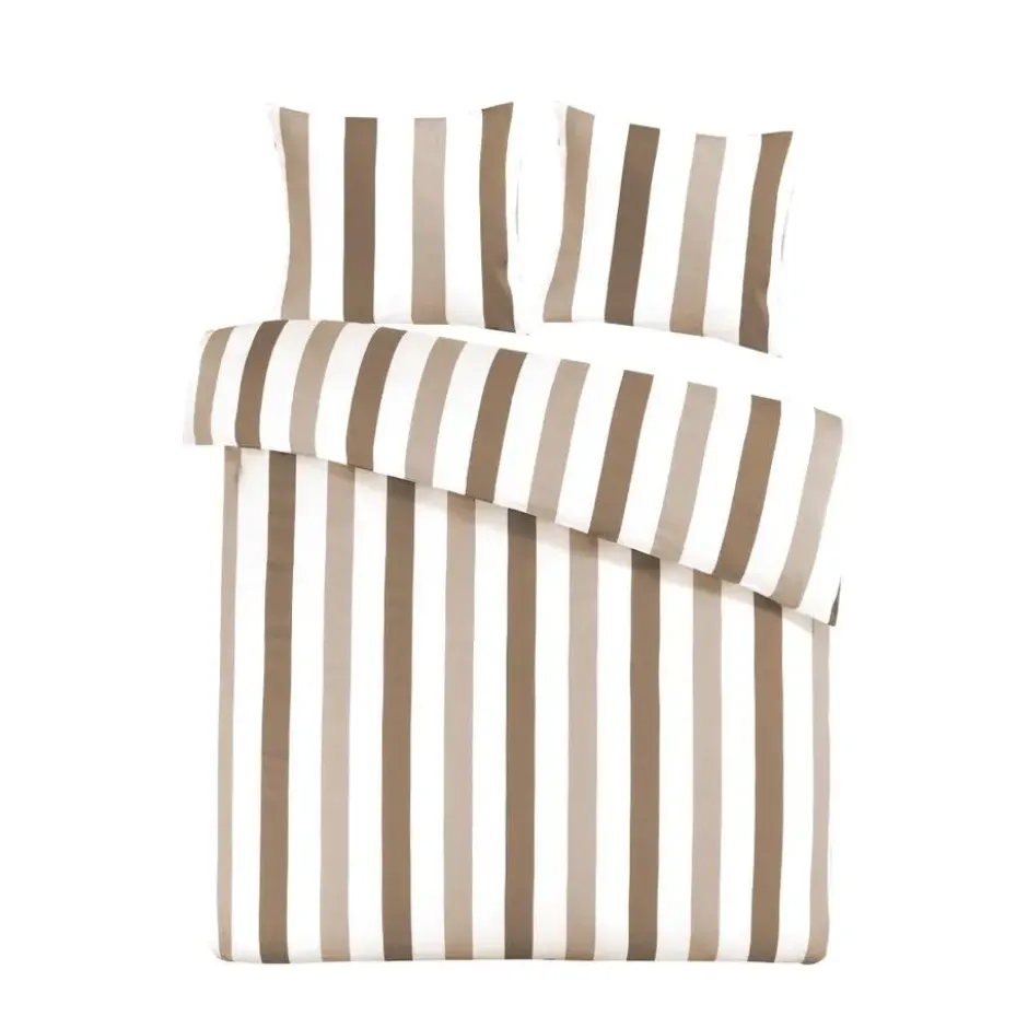 Papillon dekbedovertrek Scott - 140x200/220 cm - Taupe