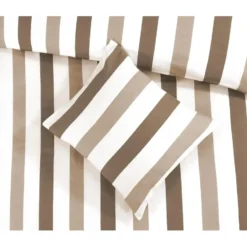 Papillon dekbedovertrek Scott - 140x200/220 cm - Taupe