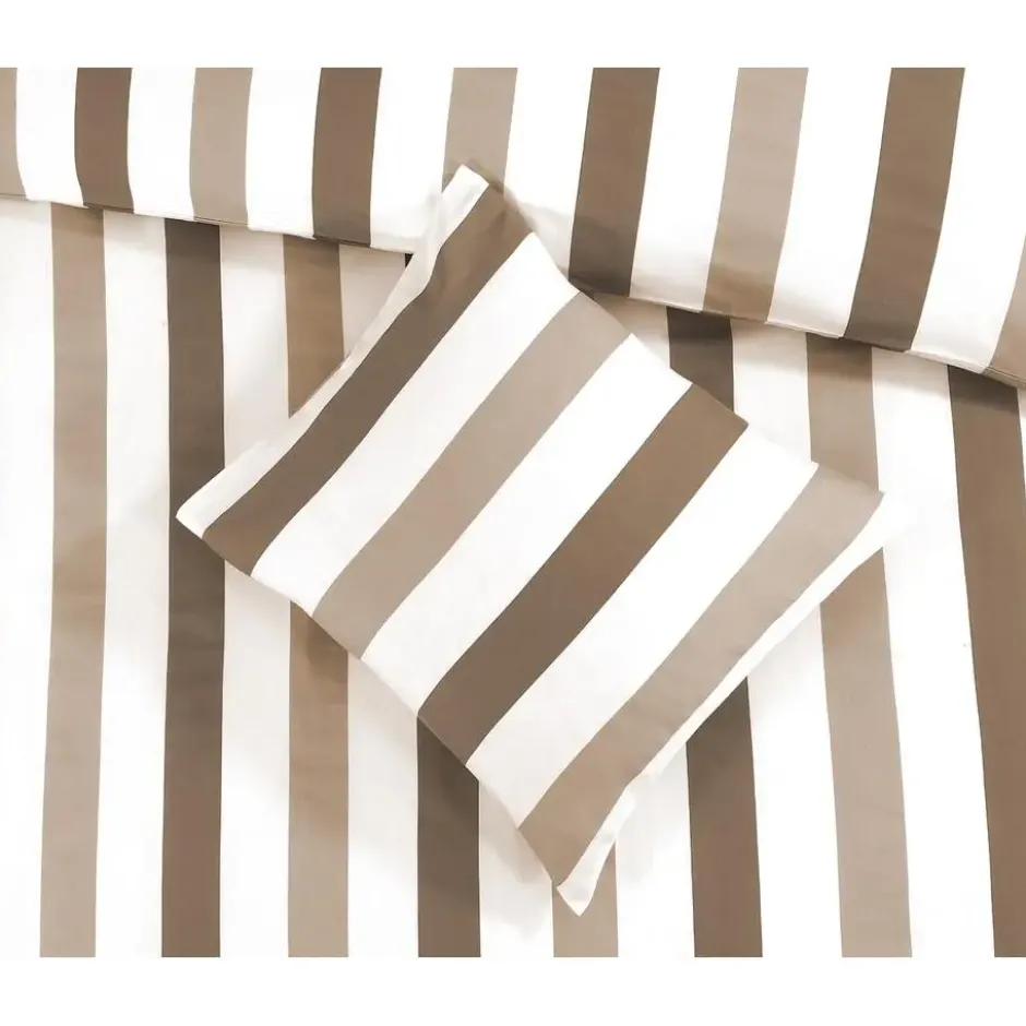 Papillon dekbedovertrek Scott - 140x200/220 cm - Taupe