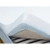 Papillon hoeslaken - molton waterdicht PU - 160x200 cm - Wit