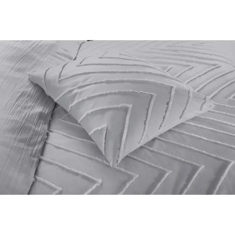Papillon Valencia Dekbedovertrek - Lits-jumeaux - 240x200/220 cm - Grijs