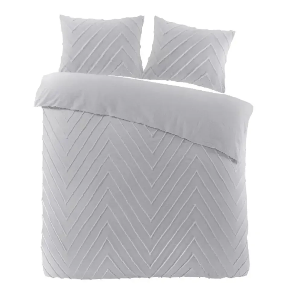 Papillon Valencia Dekbedovertrek - Lits-jumeaux - 240x200/220 cm - Grijs