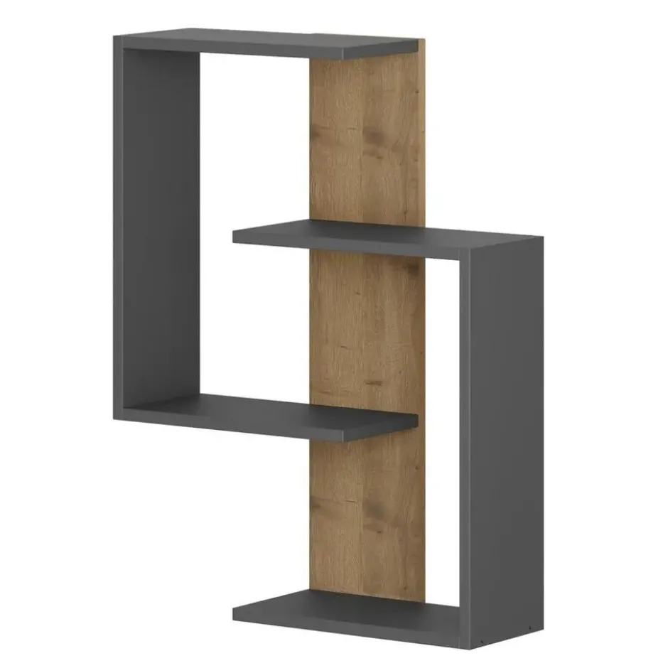 PARANOID Wandplank Antracietgrijs - 22x64x85 cm