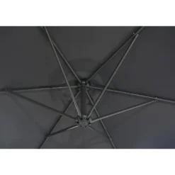 Parasol - duurzame Zweefparasol Ø300 cm – Kantelbaar - 3 meter doorsnede - Grijs