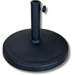 Parasolvoet rond - massief beton - 19kg