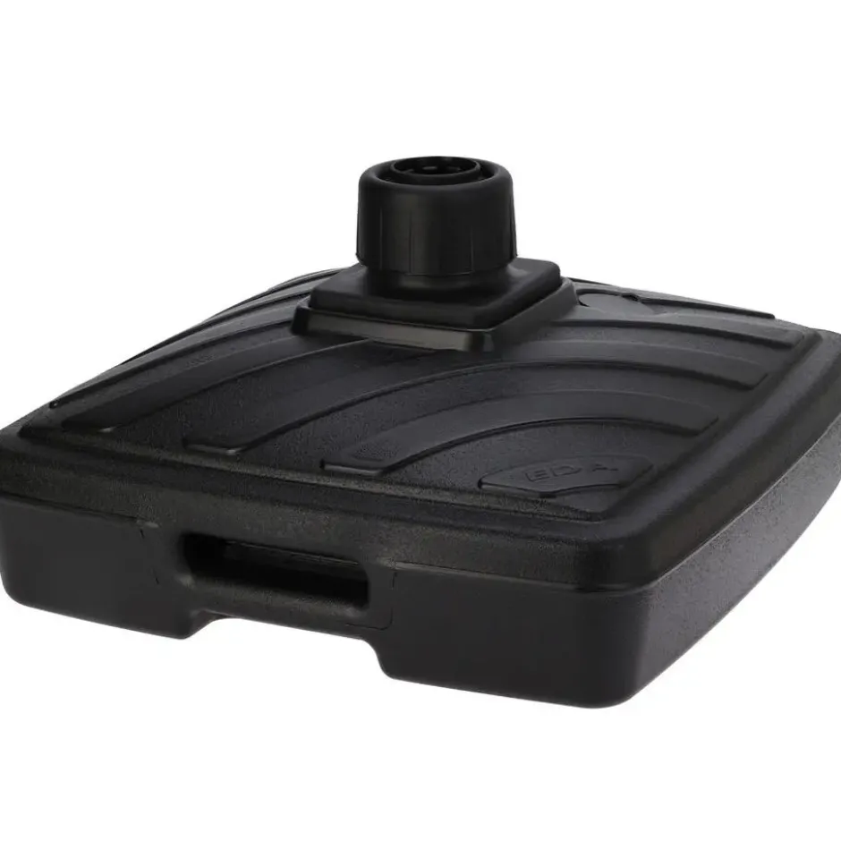Parasolvoet - vierkant - antraciet grijs - D55 cm - 40 liter