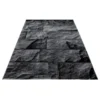 Parma Design Vloerkleed Zwart / Grijs Laagpolig - 200x290 CM