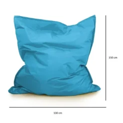Parya - Grote Zitzak - Nylon - Zitzakfauteuil - Woonkamerzitzak - Turquoise