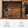 Parya Home Bijzettafel met stopcontacten