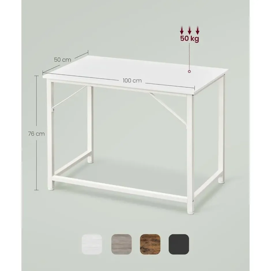 Parya Home Compact Bureau – Modern computerbureau -metalen frame