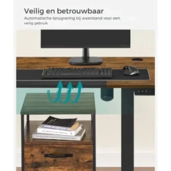 Parya Home Elektrisch Verstelbaar Bureau - Hoogte Verstelbaar