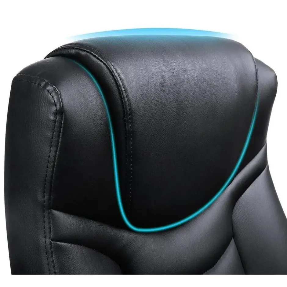 Parya Home - Ergonomische Bureaustoel - Kunststof - Zwart