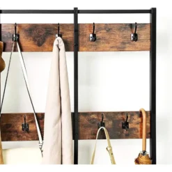 Parya Home - Garderoberek 3-in-1 - incl. kapstok, schoenenrek en bank
