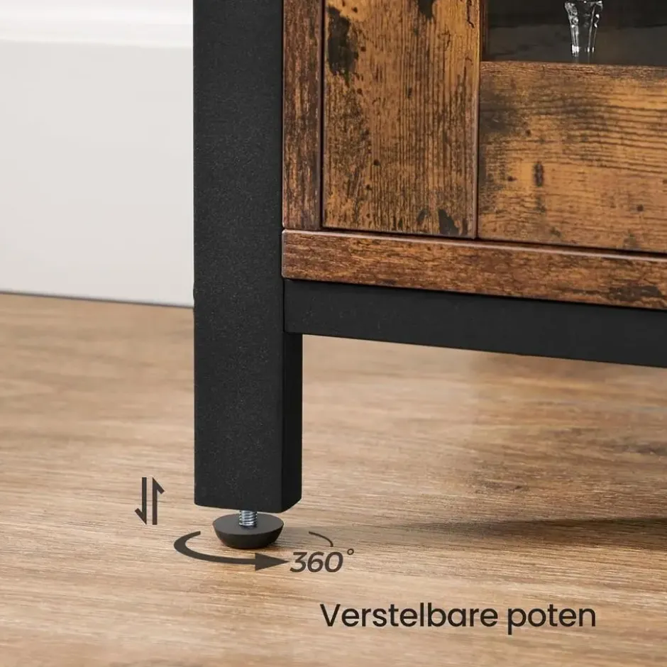 Parya Home Industrieel Dressoir – Keukenkast met 3 deuren