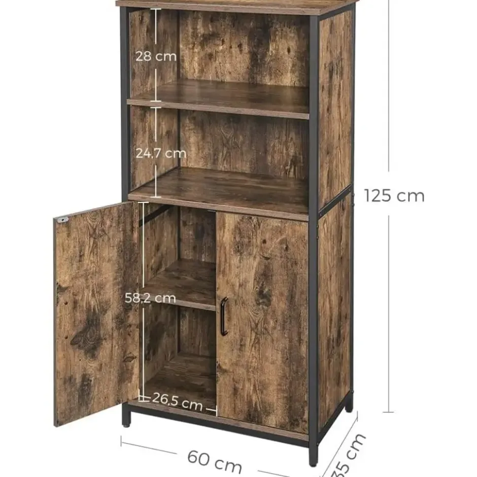 Parya Home Multifunctionele Boekenkast – Staande kast
