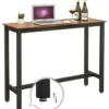 Parya Home - Smalle bartafel - Metale frame - Industrieel