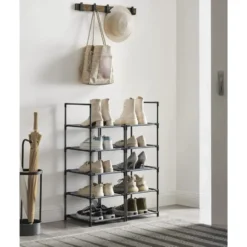 Parya Home Smal Schoenenrek – 10-laags schoenenopberger