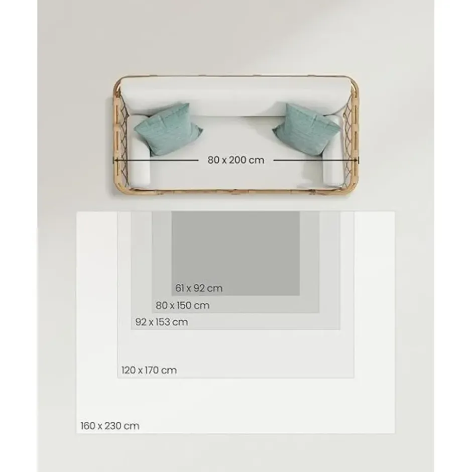 Parya Home Vloerkleed Parya - Antislip - aquablauw