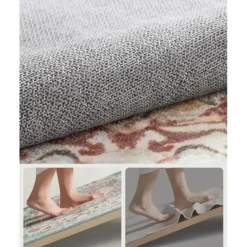 Parya Home Vloerkleed Parya - Antislip - aquablauw