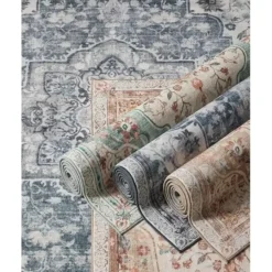 Parya Home Vloerkleed Parya - Antislip - aquablauw