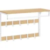 Parya Home Wandkapstok met Opbergruimte – Halorganizer