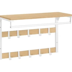 Parya Home Wandkapstok met Opbergruimte – Halorganizer