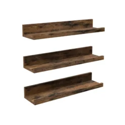 Parya Home wandplanken, set van 3, zwevende planken