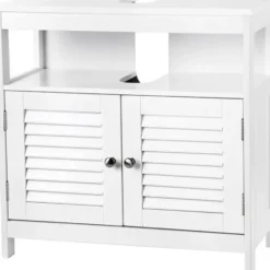 Parya Home Wastafelonderkast, zonder wastafel, veel opslag, wit