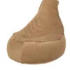 Parya Stoel Zitzak Ribstof - Zitzakfauteuil - Woonkamerzitzak – Camel