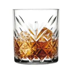 Pasabahce Whisky tumbler glazen - 4x - Timeless serie - 340 ml