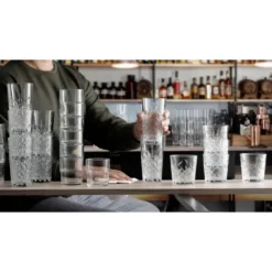 Pasabahce Whisky tumbler glazen - 6x - Timeless serie - 340 ml