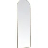 Passpiegel Arch - goudkleurig aluminium - 145x45 cm
