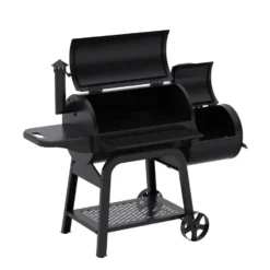 Patton Smoker Houtskoolbarbecue Oklahoma - Zwart