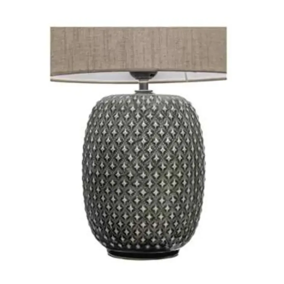 Pauleen Pretty Classy Tafellamp - E27 - Grijs/Zand